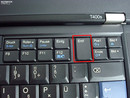 Vertically placed and enlarged Del/Esc key