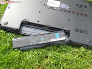 The lithium ion battery is removable...