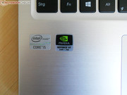 The ultrabook is of course powered by Intel as well as a dedicated graphics from Nvidia.
