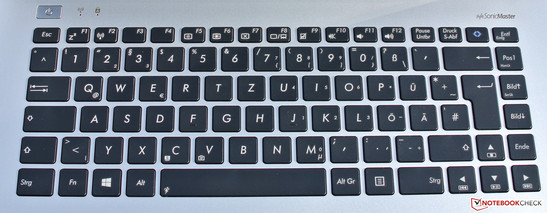 Standard-sized keyboard