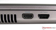 HDMI and eSATA/USB 2.0-Combo  interfaces