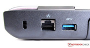 Another USB 3.0 can be found on the back alongside a RJ45 LAN port