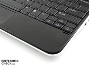 The wrist-rest doesn't yield even under pressure
