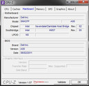 System info CPU-Z Mainboard