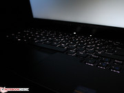 The keyboard with the backlight turned off.