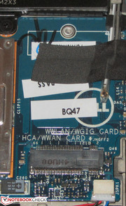 A slot and antennas for an LTE modem are available as well.