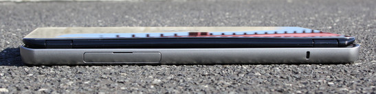 Rear: HDMI, mini DisplayPort (under a cover), Kensington