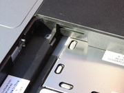 A SimCard slot is prepared underneath the battery (no integrated 3G).