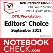 Award DTR notebook of September 2011
