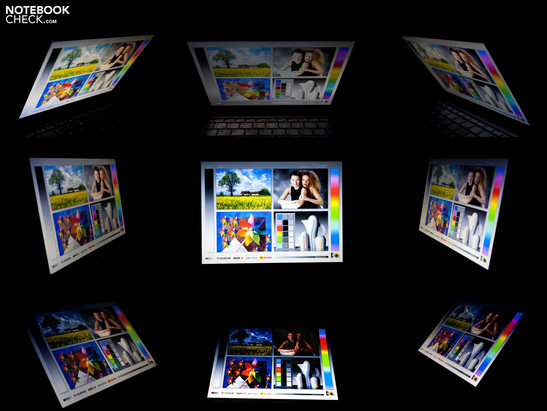 Asus Eee PC R101's viewing angles