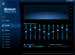 Dolby Equalizer with presets and many individual settings. Dolby Equalizer mit Presets und vielen Individual-Settings.