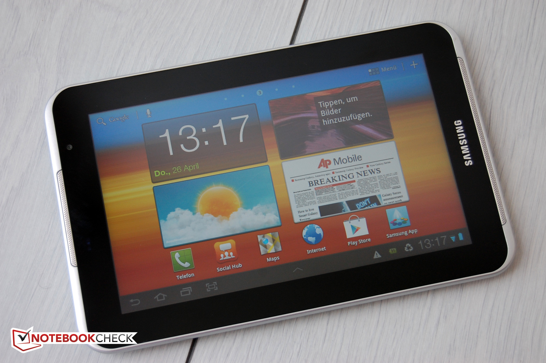 Punto de exclamación bendición Estimado Review Samsung Galaxy Tab 7.0 Plus N Tablet/MID - NotebookCheck.net Reviews
