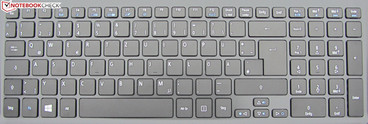 Acer did not build in a backlit keyboard.