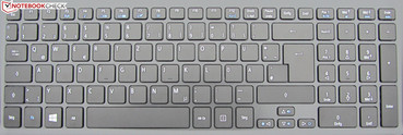 Acer did not build in a backlit keyboard.