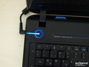 The blue staging at the power button is almost too much and offers little contrast between...