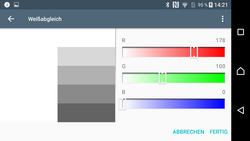 Settings - White Balance