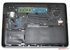 The EliteBook 745's innards