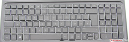 The keyboard is backlit.