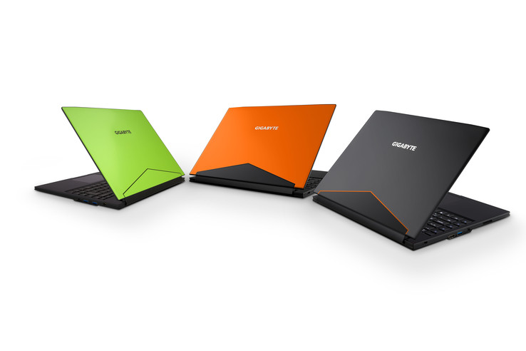 The aluminum Aero 14 comes in 3 colors. (Source: Gigabyte)