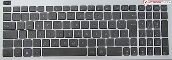 The keyboard has no backlight.