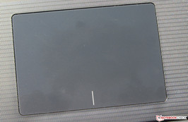 The touchpad is capable of multitouch recognition.
