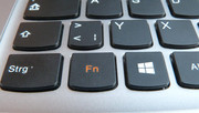 Important in Lenovo devices: The FN key for the double F-key function.