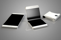 Foldable smartphone concept render