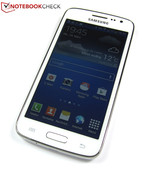 The 4.5-inch screen in Samsung's Galaxy Core LTE SM-G386F has a resolution of 960x540 pixels.