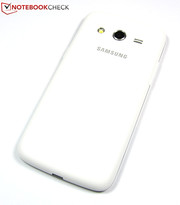 Samsung's Galaxy Core LTE SM-G386F is available with either a white or black casing.