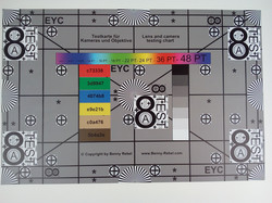 Photo of reference card.