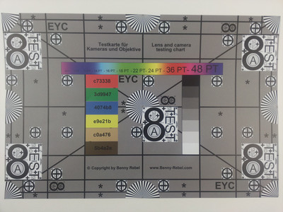 Test chart