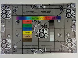 Photographed reference card