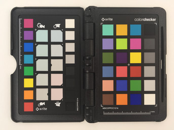 iPhone SE picture of the ColorChecker colors