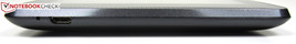 Bottom: MicroUSB 2.0 port
