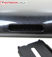...you'll find the SIM card slot.