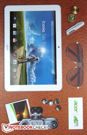 The box of the Iconia Tab 10 contains...