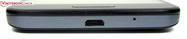 Bottom: Charging port/USB 2.0 port, microphone