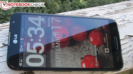 LG's Optimus G Pro E986 outdoors