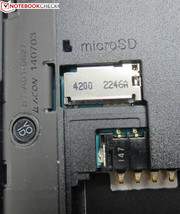 The MicroSD card slot...
