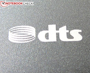 DTS enhances the sound experience.