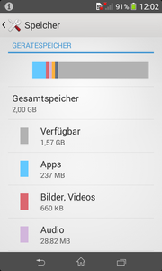 Apps cannot be saved on the tiny, available storage.