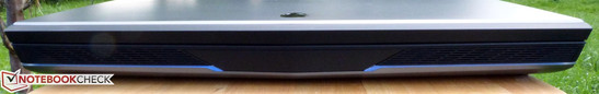 Front: stereo speakers