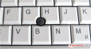 A TrackPoint pointing device in the center of the keyboard to control the mouse pointer
