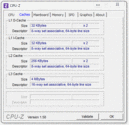 Systeminfo CPU-Z Cache