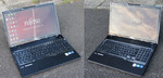 The Fujitsu AH552/SL outdoors