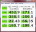 Crystal Disk Mark 453 MB/s seq. read