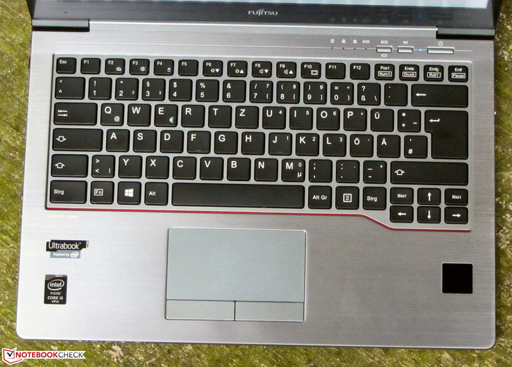 Input devices of the LifeBook U745