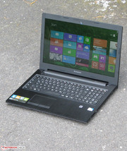 Lenovo's G500s outdoors