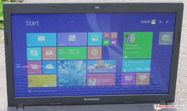 The Lenovo G510 outdoors