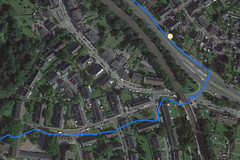 GPS Garmin Edge crossing